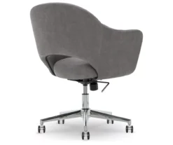Valetta Gray Microfiber Office Chair -Home Furniture Store 810590379 5