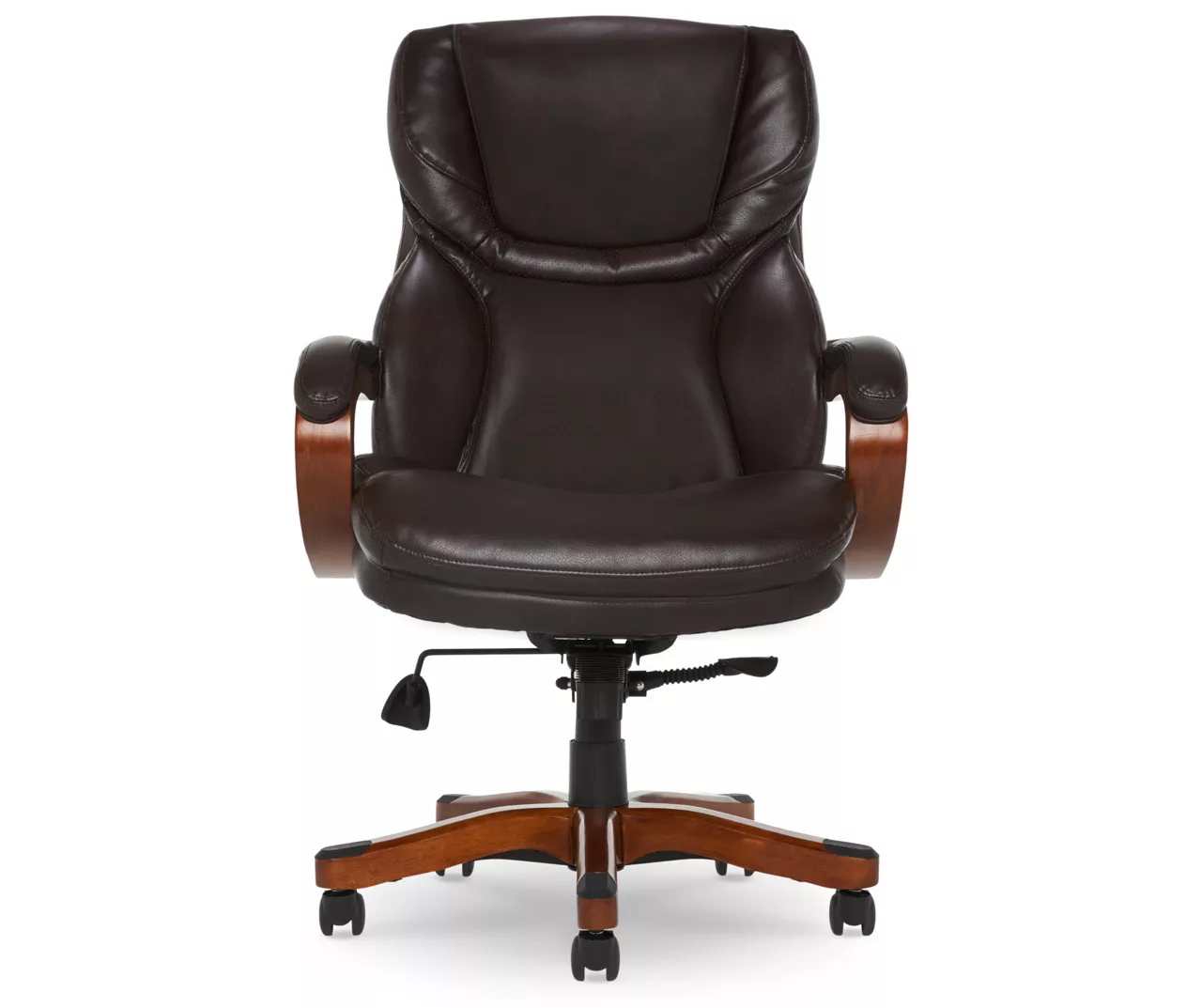Conway Dark Brown Big & Tall Bonded Leather Office Chair Conway Dark Brown Big & Tall Bonded Leather Office Chair -Home Furniture Store 810590381 3