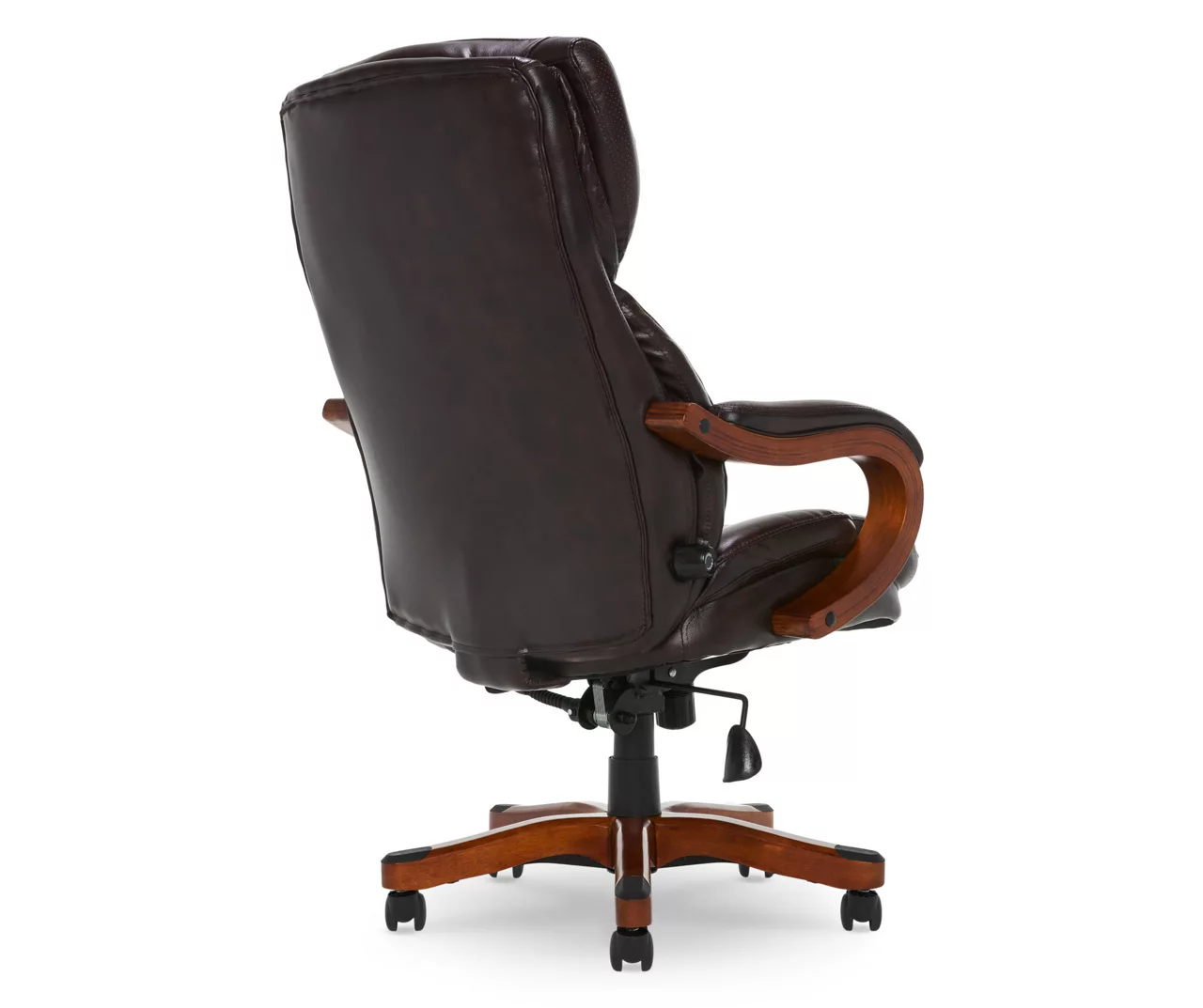 Conway Dark Brown Big & Tall Bonded Leather Office Chair Conway Dark Brown Big & Tall Bonded Leather Office Chair -Home Furniture Store 810590381 5