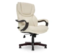 Conway Ivory Big & Tall Bonded Leather Office Chair 3 Conway Ivory Big & Tall Bonded Leather Office Chair -Home Furniture Store 810590382 4