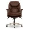 Claremont Chestnut Brown Bonded Leather Office Chair 1 Claremont Chestnut Brown Bonded Leather Office Chair -Home Furniture Store 810590393 3