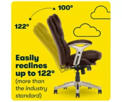 Claremont Chestnut Brown Bonded Leather Office Chair -Home Furniture Store 810590393 8