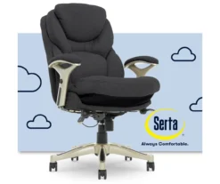 Claremont Dark Gray Fabric Office Chair 10 Claremont Dark Gray Fabric Office Chair -Home Furniture Store 810590396 1