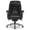 Lautner Gray Executive Bonded Leather Office Chair 2 Lautner Gray Executive Bonded Leather Office Chair -Home Furniture Store 810590397 3 1