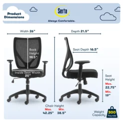 Production Black Mesh Office Chair -Home Furniture Store 810590412 61