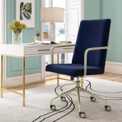 Giselle Velvet Office Chair 21 Giselle Velvet Office Chair -Home Furniture Store 810590416 21