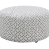 Anderson Gray Lattice Ottoman -Home Furniture Store 810590544