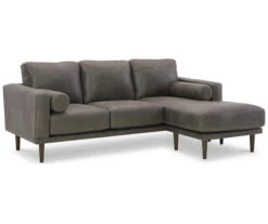 Signature Design By Ashley Arroyo Faux Leather Sofa Chaise -Home Furniture Store 810594573 6
