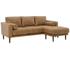 Signature Design By Ashley Arroyo Faux Leather Sofa Chaise -Home Furniture Store 810594574 5 1
