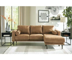 Signature Design By Ashley Arroyo Faux Leather Sofa Chaise -Home Furniture Store 810594574 6 1