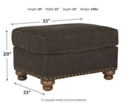 Stracelen Sable Ottoman -Home Furniture Store 810594584 3 1
