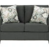 Bayonne Charcoal Loveseat -Home Furniture Store 810594659 3