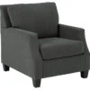 Bayonne Charcoal Armchair -Home Furniture Store 810594660