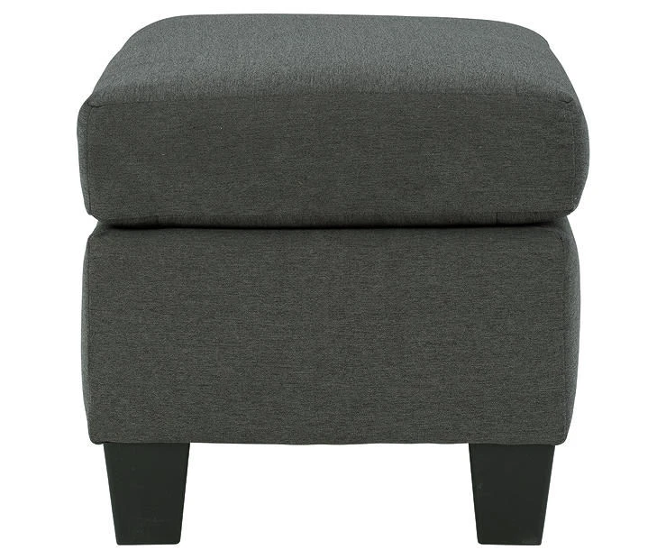 Bayonne Charcoal Ottoman Bayonne Charcoal Ottoman -Home Furniture Store 810594661 3