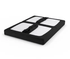 DHP Elbern Black Metal Futon With Black Microfiber Cover -Home Furniture Store 810598097 9