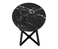 Monarch Faux Marble & Metal Accent Table -Home Furniture Store 810598395 A5