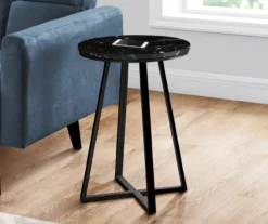 Monarch Faux Marble & Metal Accent Table -Home Furniture Store 810598395 B0