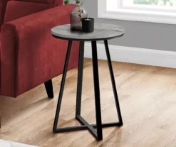 Monarch Metal Accent Table -Home Furniture Store 810598398 B0