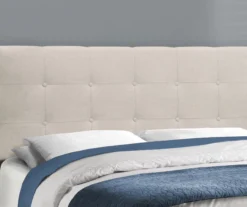 Monarch Linen Tufted Low Profile Bed -Home Furniture Store 810598499 B8