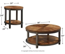 Roybeck 3-Piece Occasional Table Set -Home Furniture Store 810598642 3