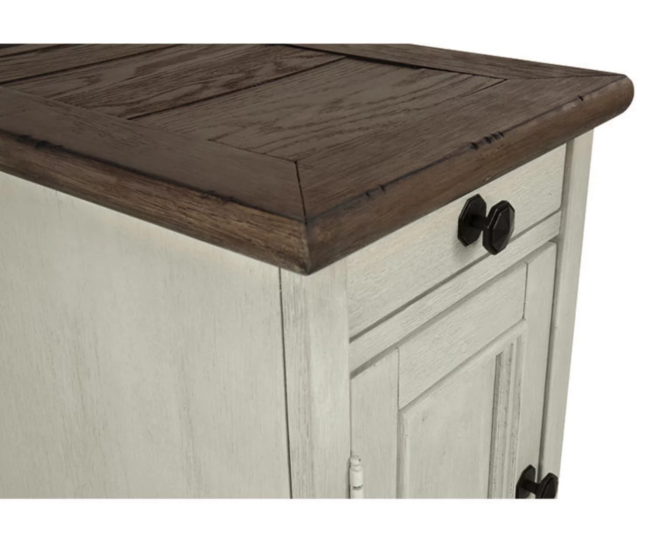 Bolanburg Chairside End Table with USB Ports, Outlets & Tray Bolanburg Chairside End Table With USB Ports, Outlets & Tray -Home Furniture Store 810598698 4