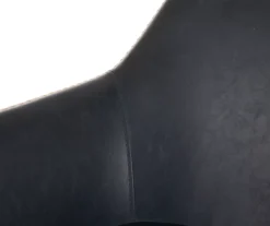 Glitzhome Mid-Century Modern Faux Leather Dining Chairs, 2-Pack -Home Furniture Store 810598714 A0 4