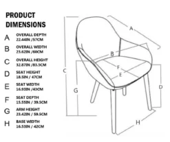 Glitzhome Mid-Century Modern Faux Leather Dining Chairs, 2-Pack -Home Furniture Store 810598715 A0 5 1