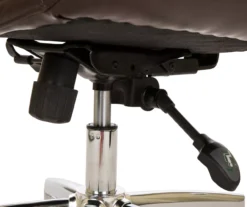 Dark Brown Mid-Century Modern Faux Leather Executive Office Chair -Home Furniture Store 810598937 A0 6