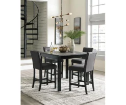 Garvine 5-Piece Counter-Height Dining Set -Home Furniture Store 810599360
