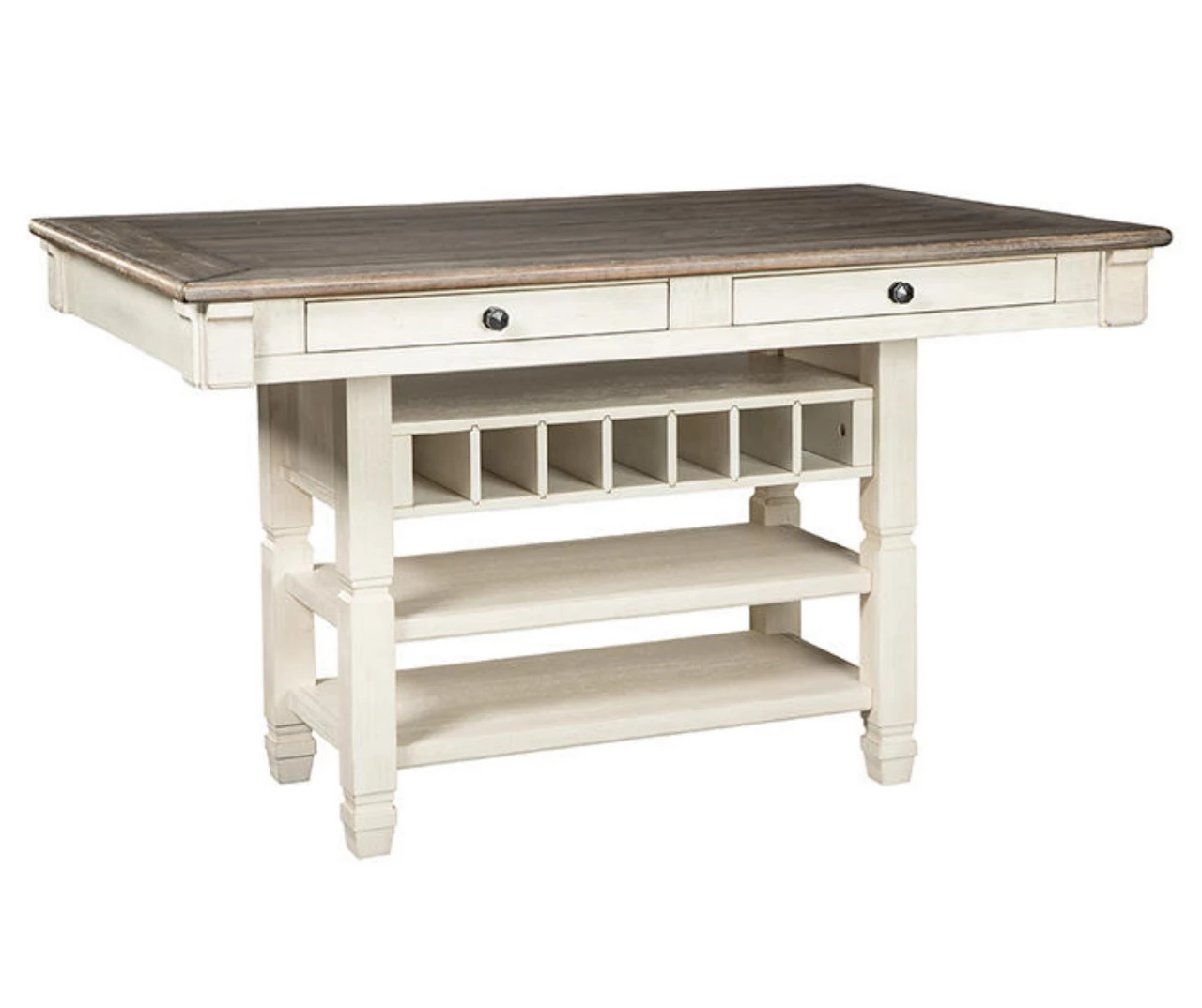 Bolanburg Counter-Height Dining Table with Wine Bottle Storage Bolanburg Counter-Height Dining Table With Wine Bottle Storage -Home Furniture Store 810599589 10