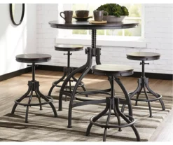 Odium 5-Oiece Counter-Height Dining Set -Home Furniture Store 810599623
