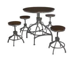 Odium 5-Oiece Counter-Height Dining Set -Home Furniture Store 810599623 5