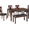 Bennox 6-Piece Dining Set With Bench -Home Furniture Store 810599627 4