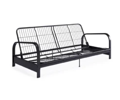 DHP Elbern Black Metal Futon With Cover -Home Furniture Store 810599700 810600181 810600182 A8 3