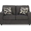 Cascilla Slate Gray Loveseat -Home Furniture Store 810609756 A0 3