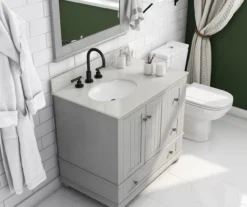 DHP Atwater Living Jazmyn Bathroom Vanity With White Sink -Home Furniture Store 810610489 B0 1