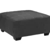 Ambee Gray Oversize Accent Ottoman 1 Ambee Gray Oversize Accent Ottoman -Home Furniture Store 810612262 1