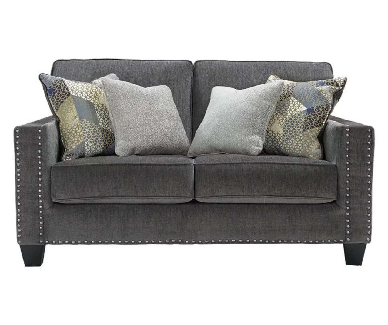Gavril Smoky Gray Loveseat Gavril Smoky Gray Loveseat -Home Furniture Store 810612303 1