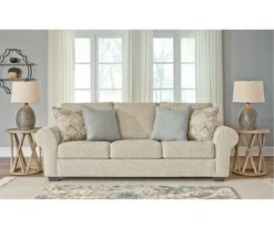 Haisley Ivory Queen Sleeper Sofa -Home Furniture Store 810612307 3