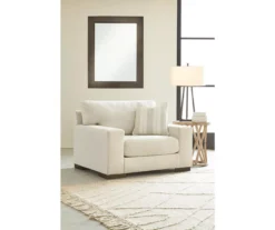 Maggie White Chair And A Half -Home Furniture Store 810612352 5