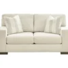 Maggie White Loveseat -Home Furniture Store 810612353 3