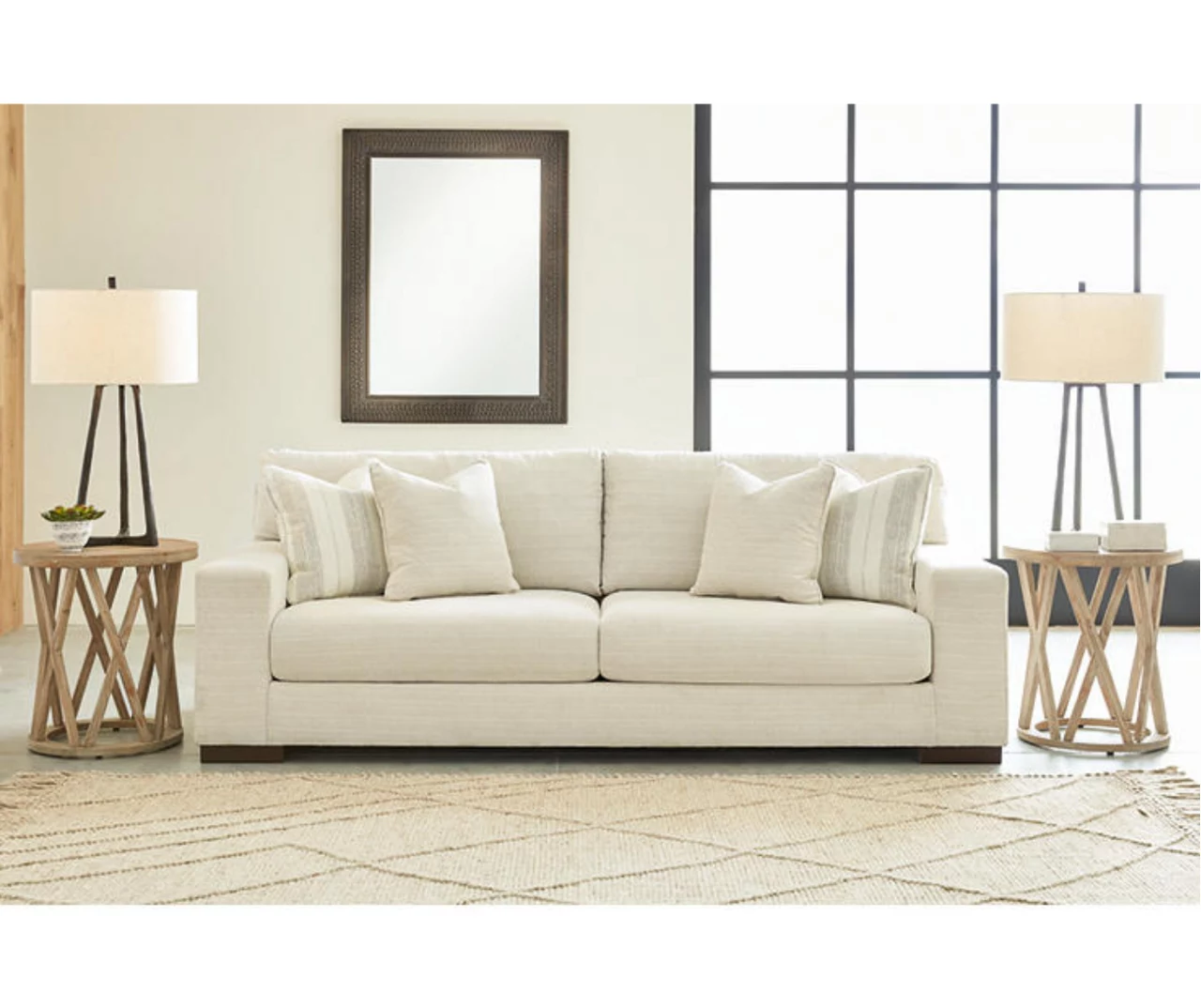 Maggie White Sofa Maggie White Sofa -Home Furniture Store 810612354 5