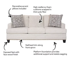 Erinwood Stone Sofa 9 Erinwood Stone Sofa -Home Furniture Store 810613194 X0 1 1