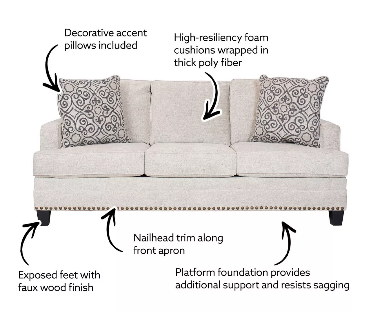Erinwood Stone Sofa Erinwood Stone Sofa -Home Furniture Store 810613194 X0 1 1