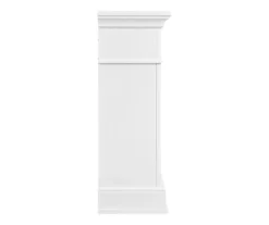 62" White Marble Grand Electric Fireplace Console -Home Furniture Store 810617766 A0 5