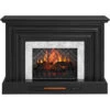 53.5" Black Petite Grand Electric Fireplace Console -Home Furniture Store 810617767 A0 1
