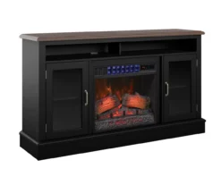 59.5" Black CoolGlow Electric Fireplace & Fan Console -Home Furniture Store 810620259 A0 4