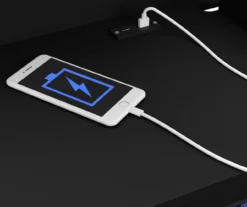 59.5" Black CoolGlow Electric Fireplace & Fan Console -Home Furniture Store 810620259 A8 1