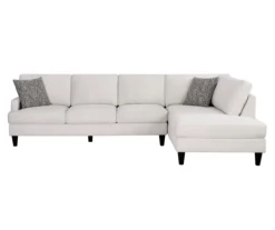 Broyhill Fresno Cream Sectional -Home Furniture Store 810620600 810620622 A0 1