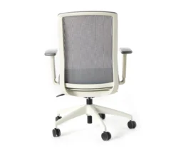 Atto Off-White & Gray Office Chair -Home Furniture Store 810624144 A1 1